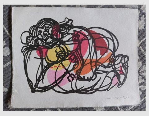 Lithographie signée Mosner série limitée  225 Carpentras (84)