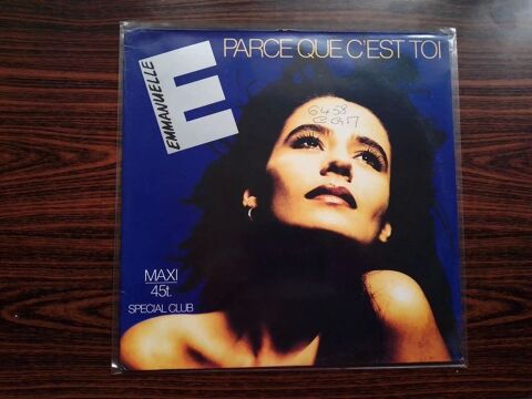 EMMANUELLE (Emmanuelle Mottaz) RARE VINYL MAXI 45 TOURS PROM Caudry (59)