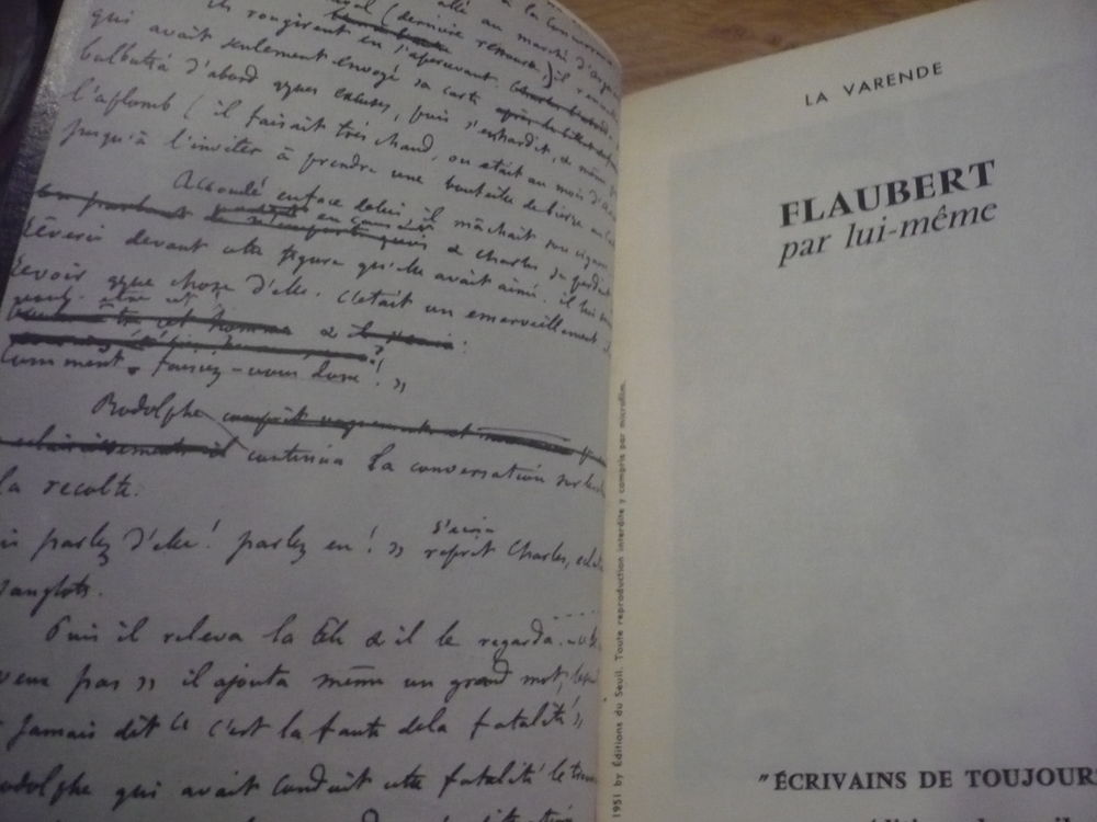 FLAUBERT PAR LUI-M&Ecirc;ME de LA VARENDE (1951) Livres et BD