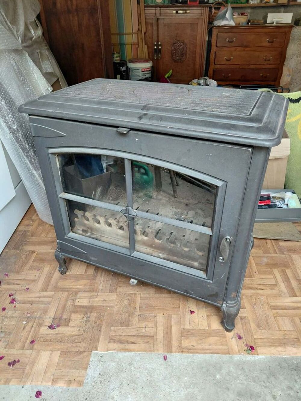 Po&ecirc;le &agrave; bois fonte Bricolage