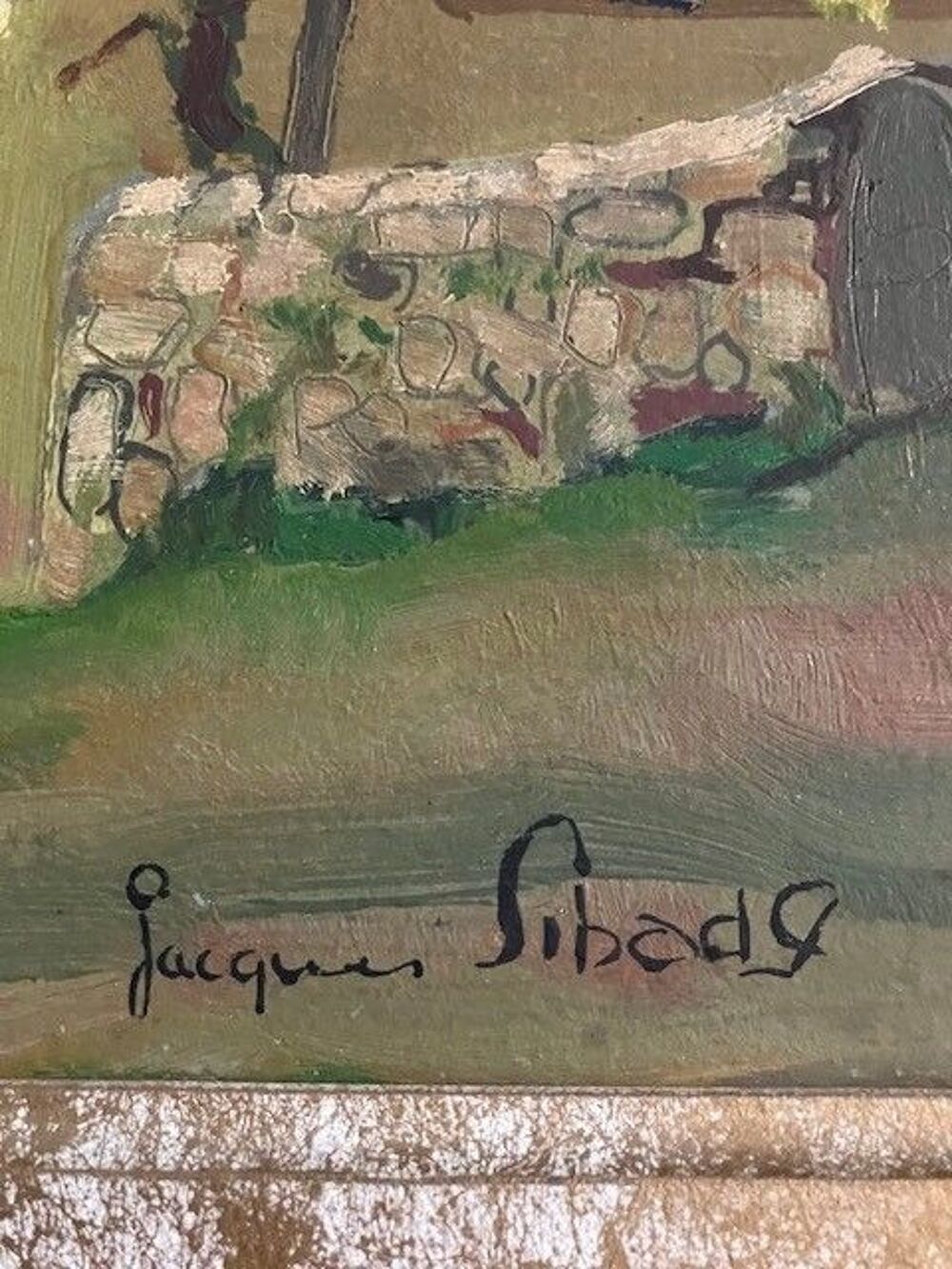 Tableaux de peinture encadr&eacute;s ? dont 2 sign&eacute;s Jacques SIBADE Décoration