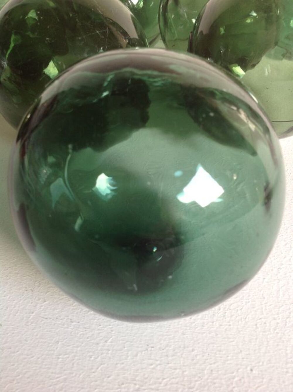 1 &agrave; 5 BOULES EN VERRE MARINE LAMPE OU AUTRES Envoi Possible Décoration