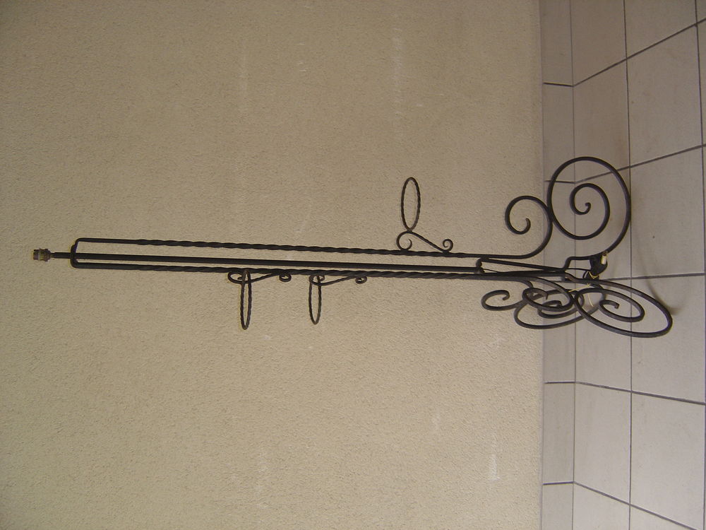 lampadaire fer forg&eacute; Bricolage