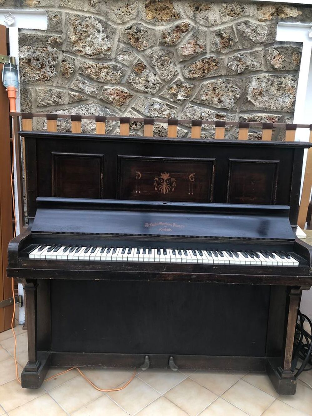 Piano ancien anglais 120  Instruments de musique