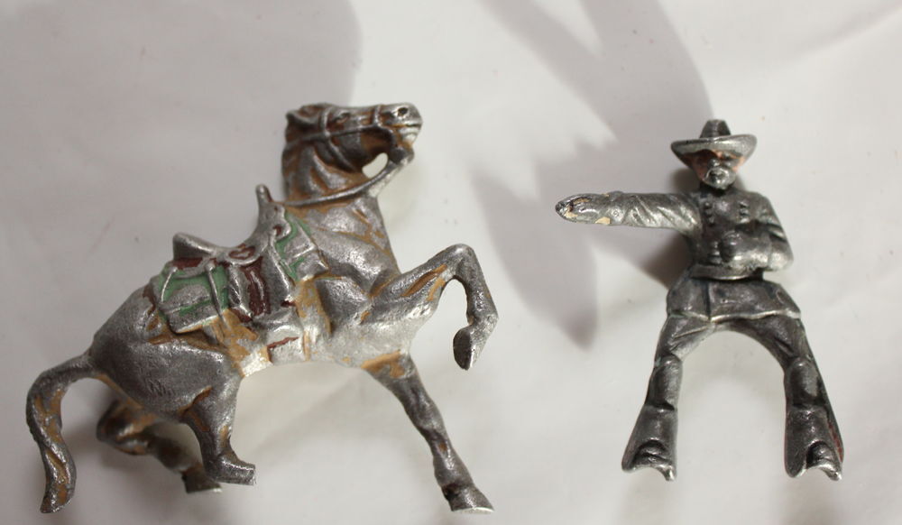 Rare Quiralu GENERAL SHERIDAN &amp; son cheval Jeux / jouets