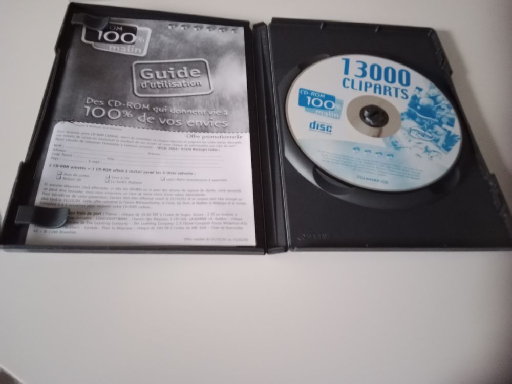 CD Rom 13000 Cliparts Jeux / jouets