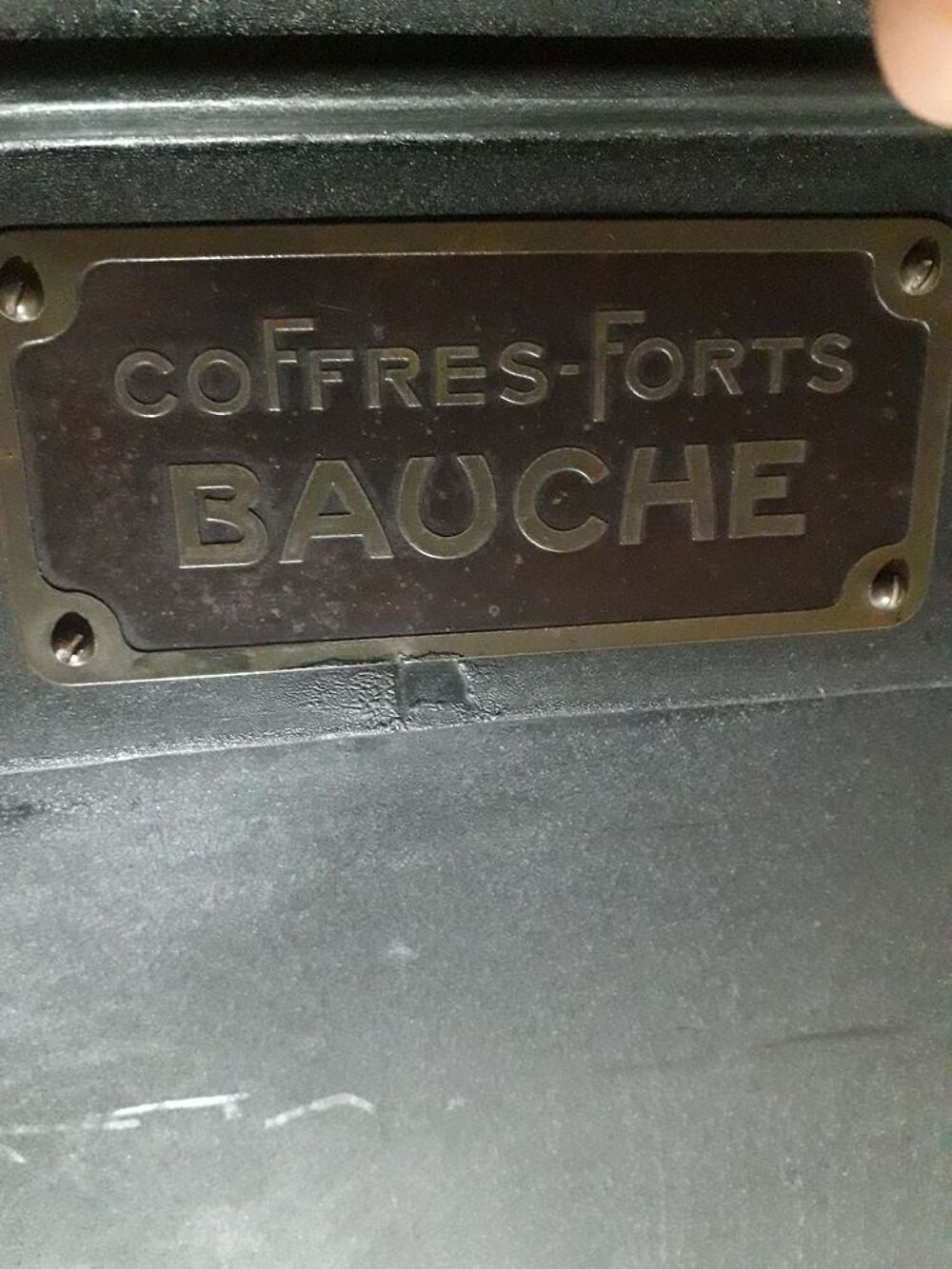 BAUCHE COFFRE FORT Rbtu - POSTER HQ 40x60cm d'une AFFICHE VINTAGE