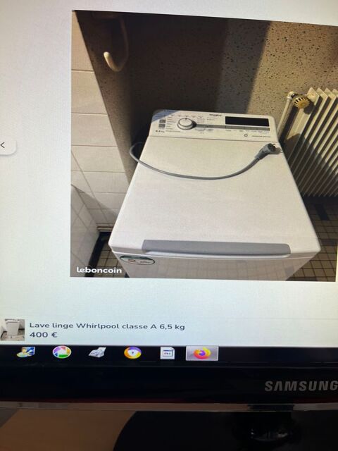 LAVE LINGE WHIRLPOOL ET REFRIGERATEUR COMBINE SAMSUNG 750 Loches (37)