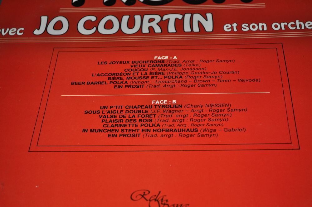33 tours vinyles de Jo Courtin &quot;Prosit&quot; CD et vinyles