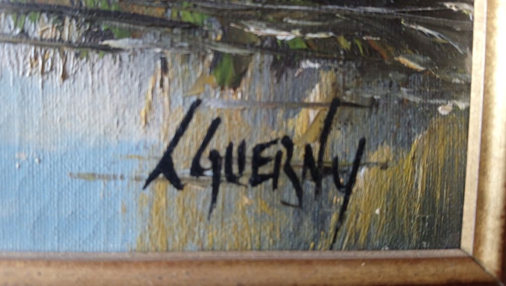 Tableau peintre l. GUERNY Décoration