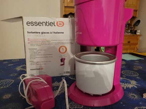 Sorbetière glaces à l?italienne Essentielb rose Villeurbanne (69)