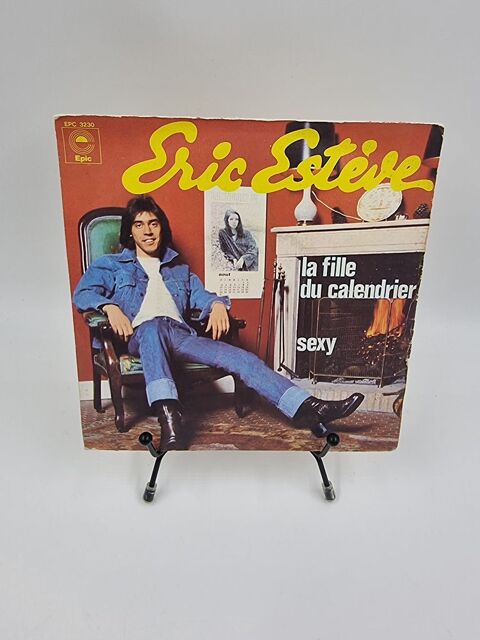 Vinyle 45 tours �ric Est�ve : La Fille du Calendrier Sexy  2 Vulbens (74)