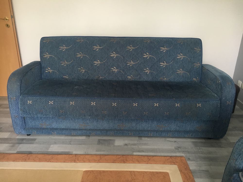 Lot 2 canap&eacute; bleu Meubles