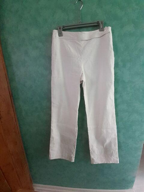 Pantalon lin / coton   Un jour Ailleurs  - Taille 42 50 Baume-les-Dames (25)