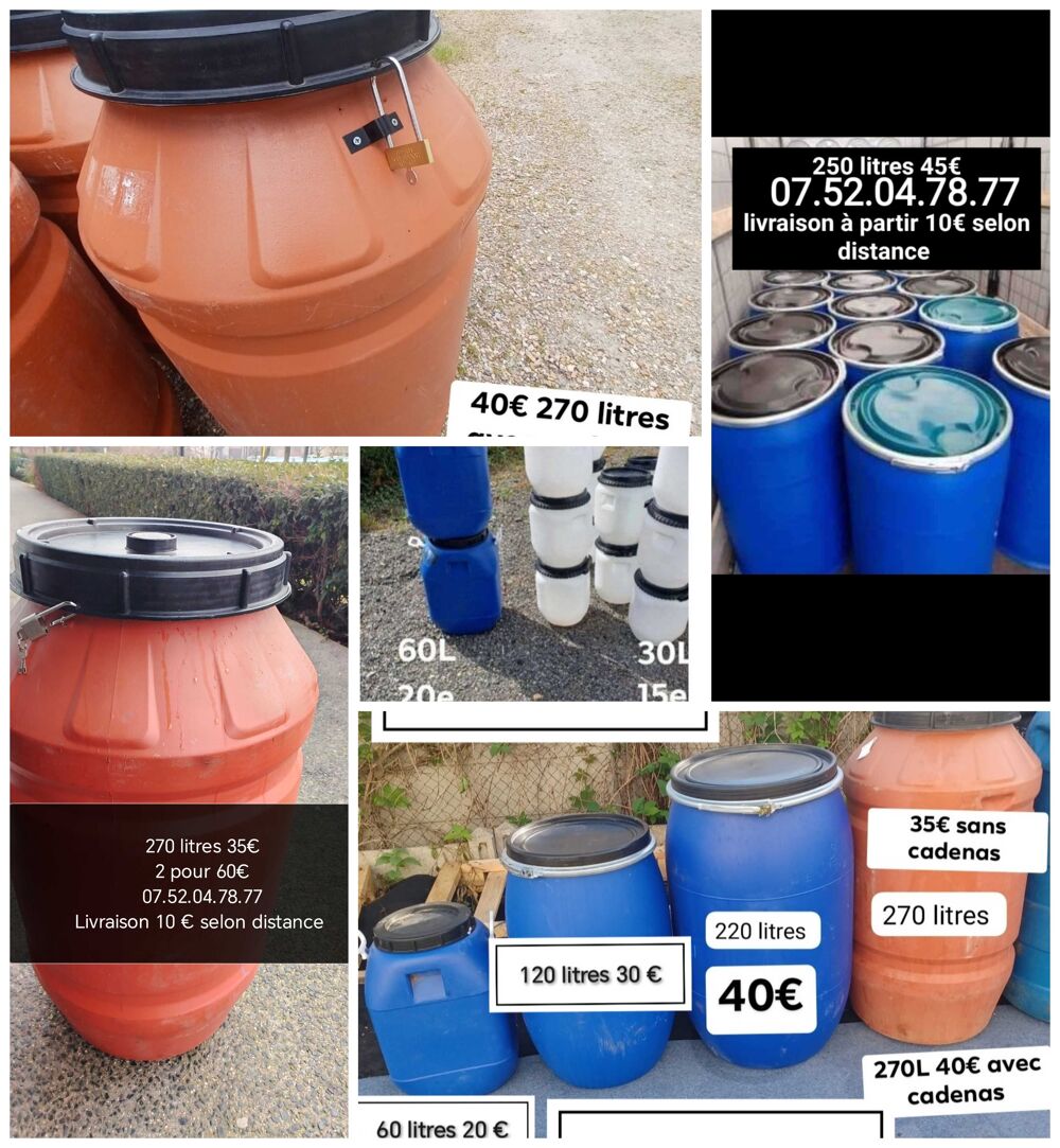 bidon f&agrave;"t barigo barrique alimentaire Jardin