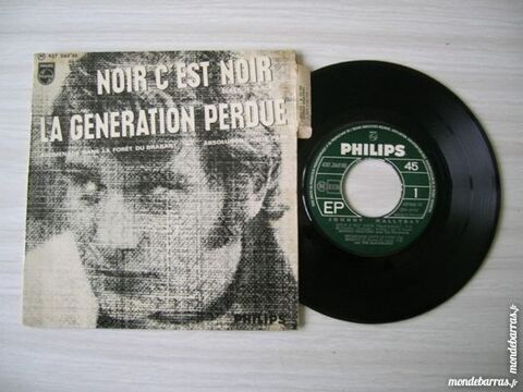 45 TOURS EP JOHNNY HALLYDAY Noir c'est noir 14 Nantes (44)