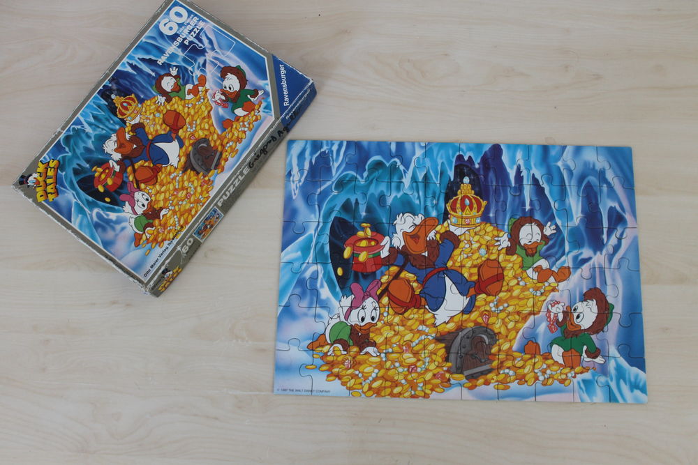 2 puzzles x60P Disney Bambi &amp; ses amis / Picsou Riri Fifi.. Jeux / jouets