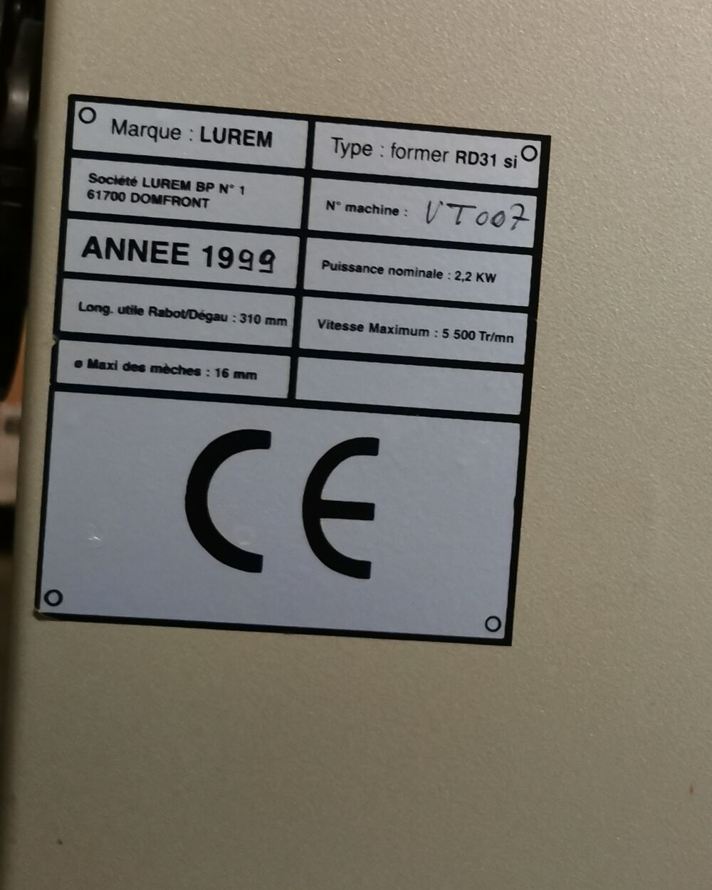 Rabo-d&eacute;gau lurem 310 +aspirateur Lurem former Bricolage