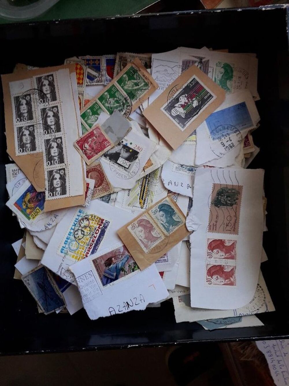 boite timbres France - 