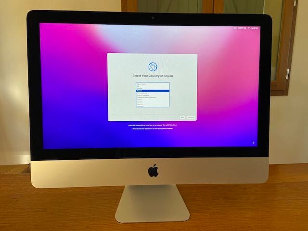 Apple iMac 21,5 pouces 2018 (modele 2017) Matriel informatique