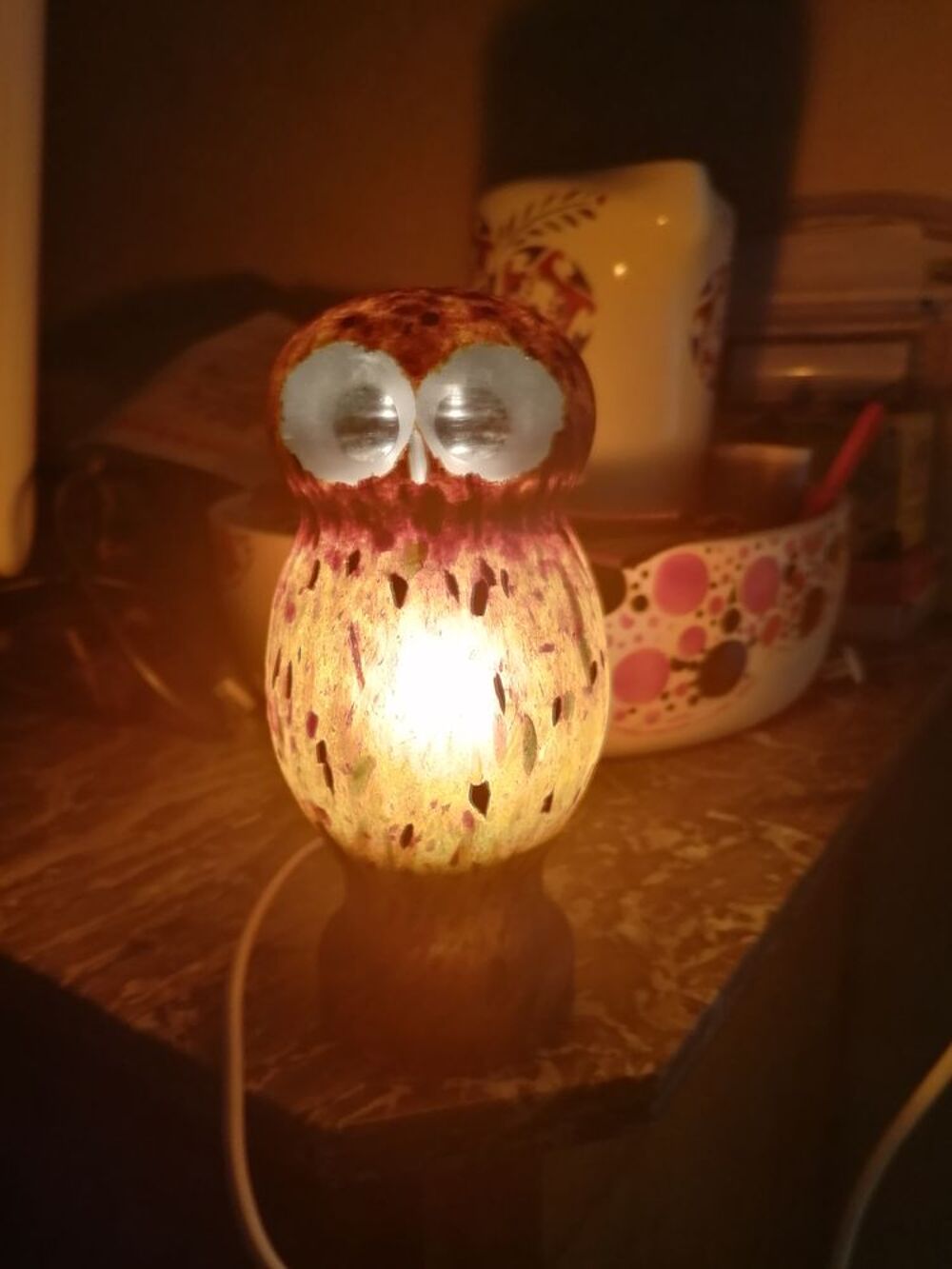 Lampe hibou Skruf Décoration