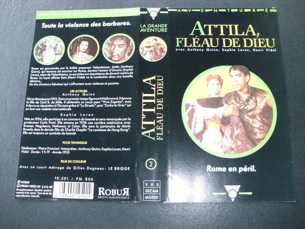Film : " Attila fl&eacute;au de Dieu " DVD et blu-ray