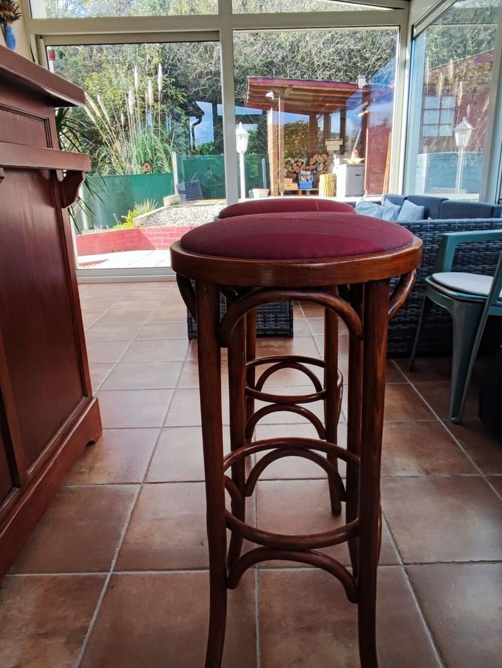 Bar + tabourets Meubles