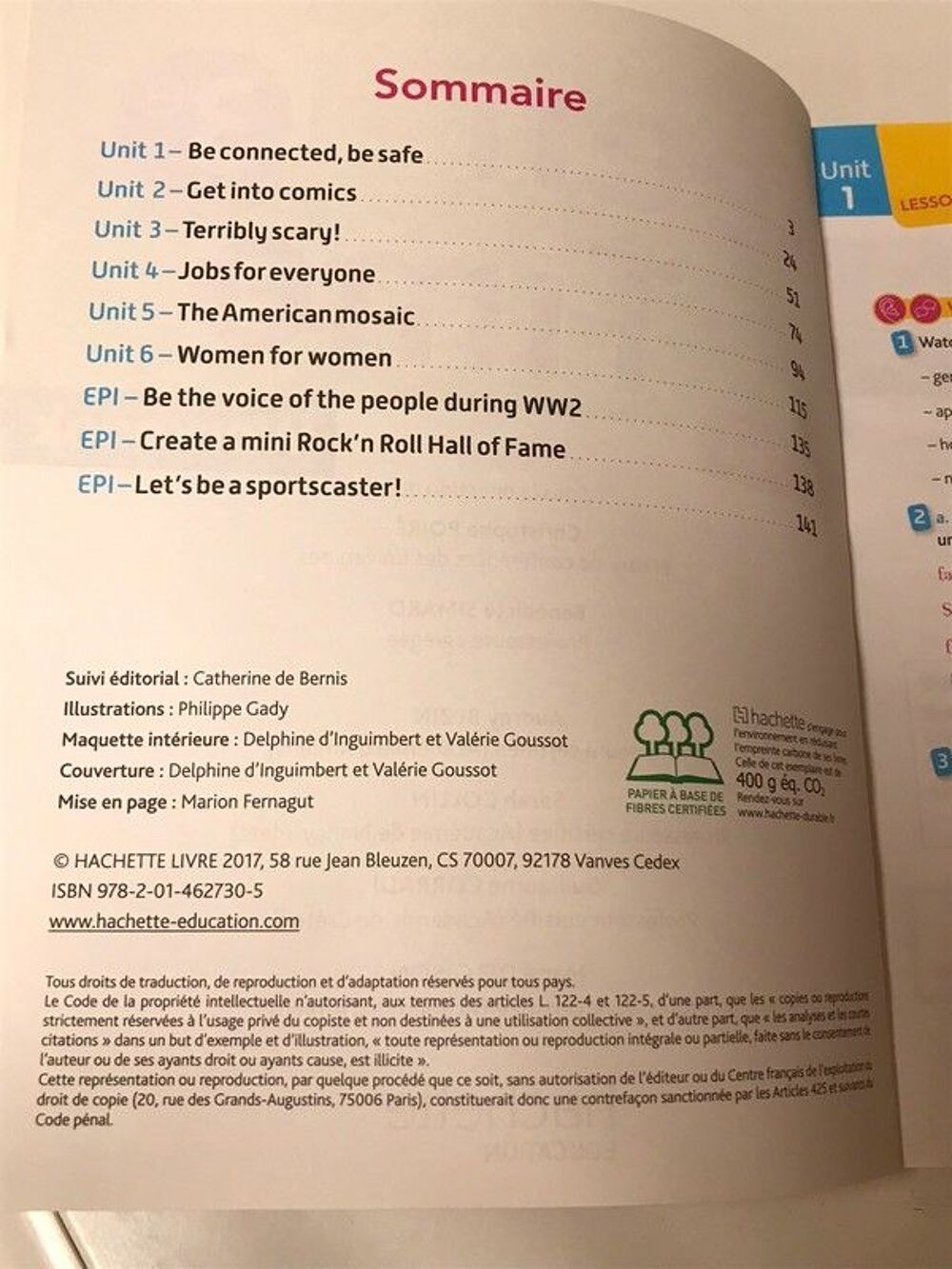 Workbook Anglais Teen Time 3&egrave;me Livres et BD