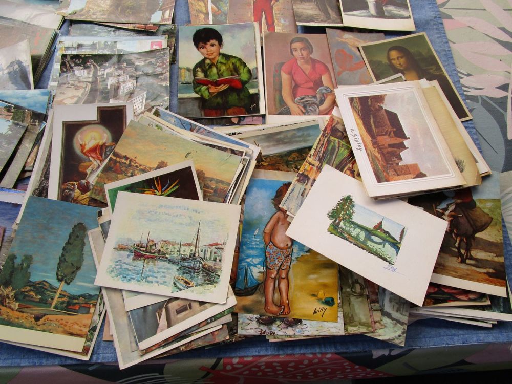 Lot de 199 cartes postales 