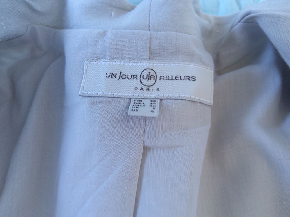 ENSEMBLE VESTE et PANTALON gris - 36 Vêtements