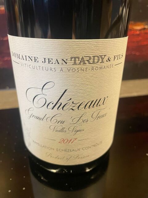 2017 Bourgogne ECHEZEAUX Les Treux Grand Cru Vieilles Vignes 260 Vigneux-sur-Seine (91)