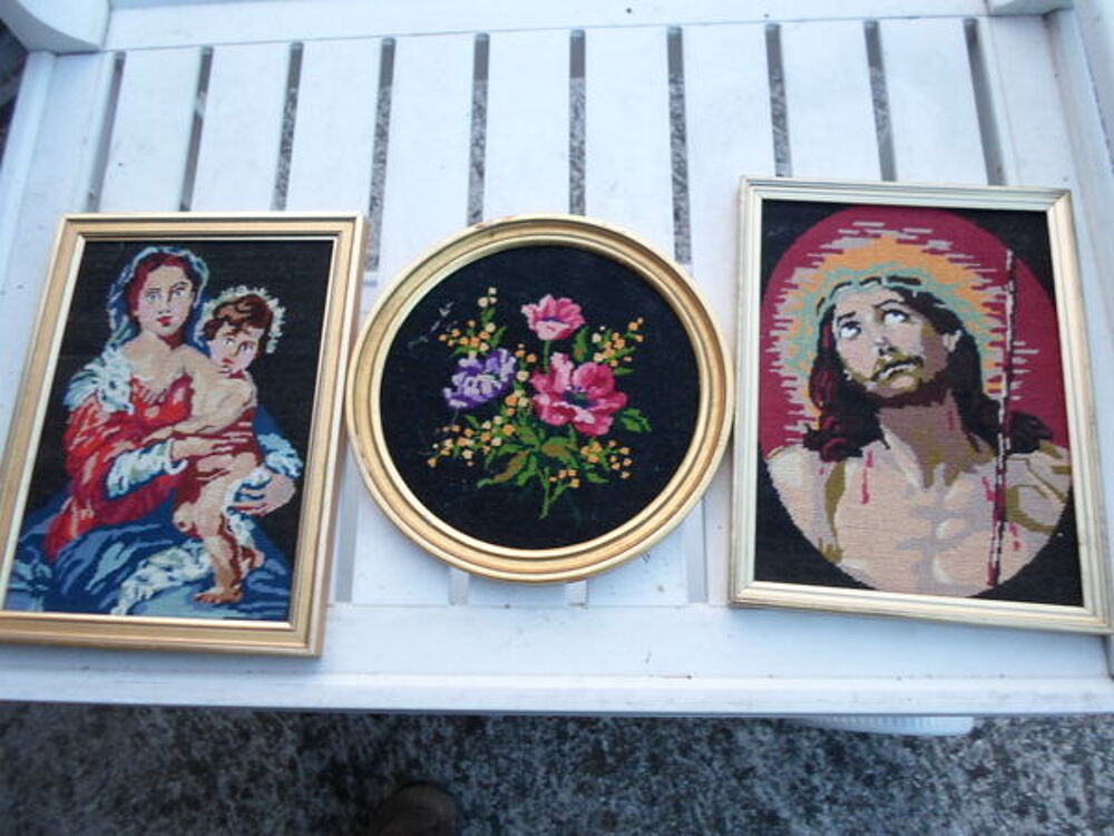 lot de tableaux tisses canevas Décoration