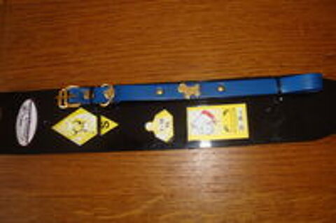   Collier en cuir 12 neuf taille S pour chien. 