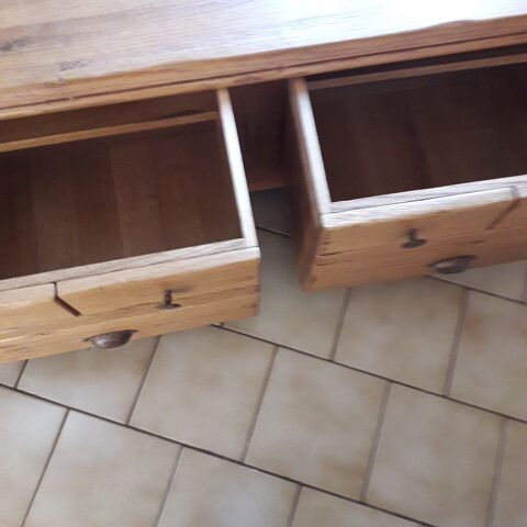 Table basse salon ch�ne clair massif 200 Onnaing (59)