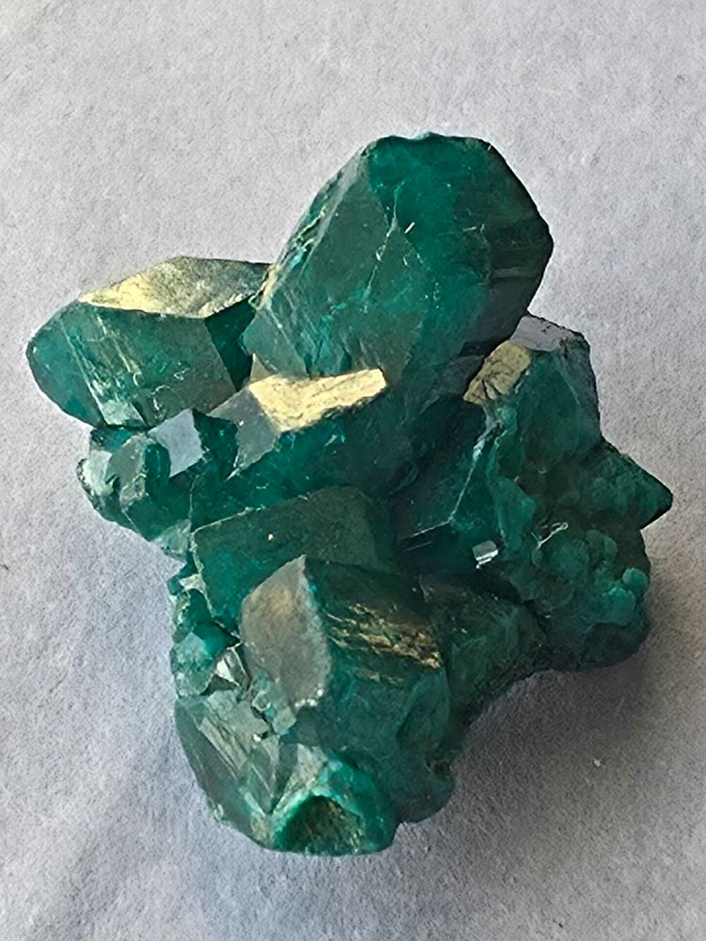 Dioptase Brute du Katanga RDC 5g-Cristaux Vert Emeraude 