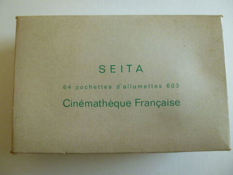 boite  d'allumettes de 64 pochettes 80 ans du cinma 0 Auriac-sur-Dropt (47)