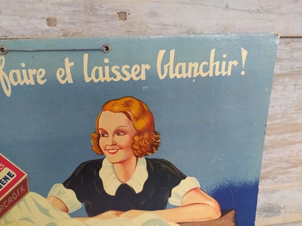 Carton Publicitaire Percroix Javel La Croix Unis France 1934 