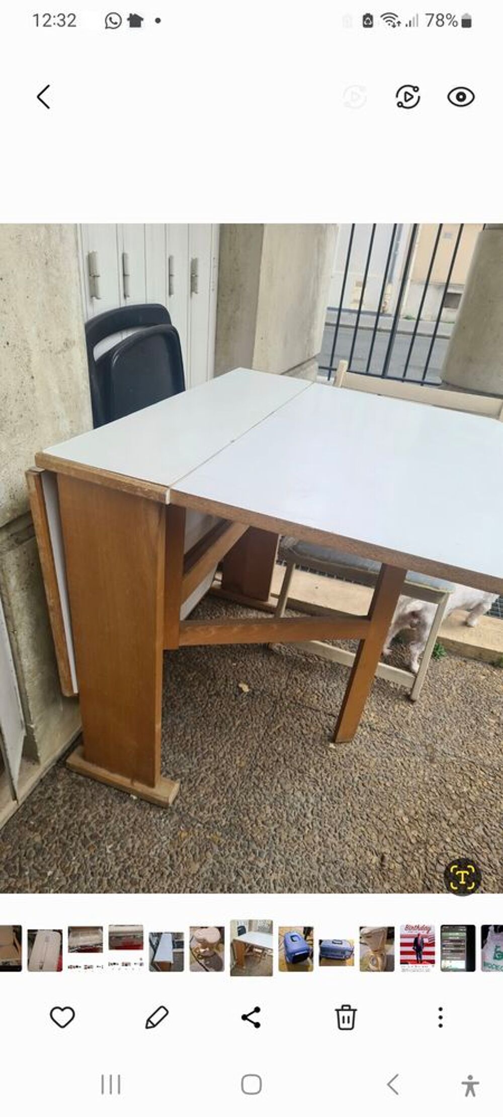 Table pliant Meubles