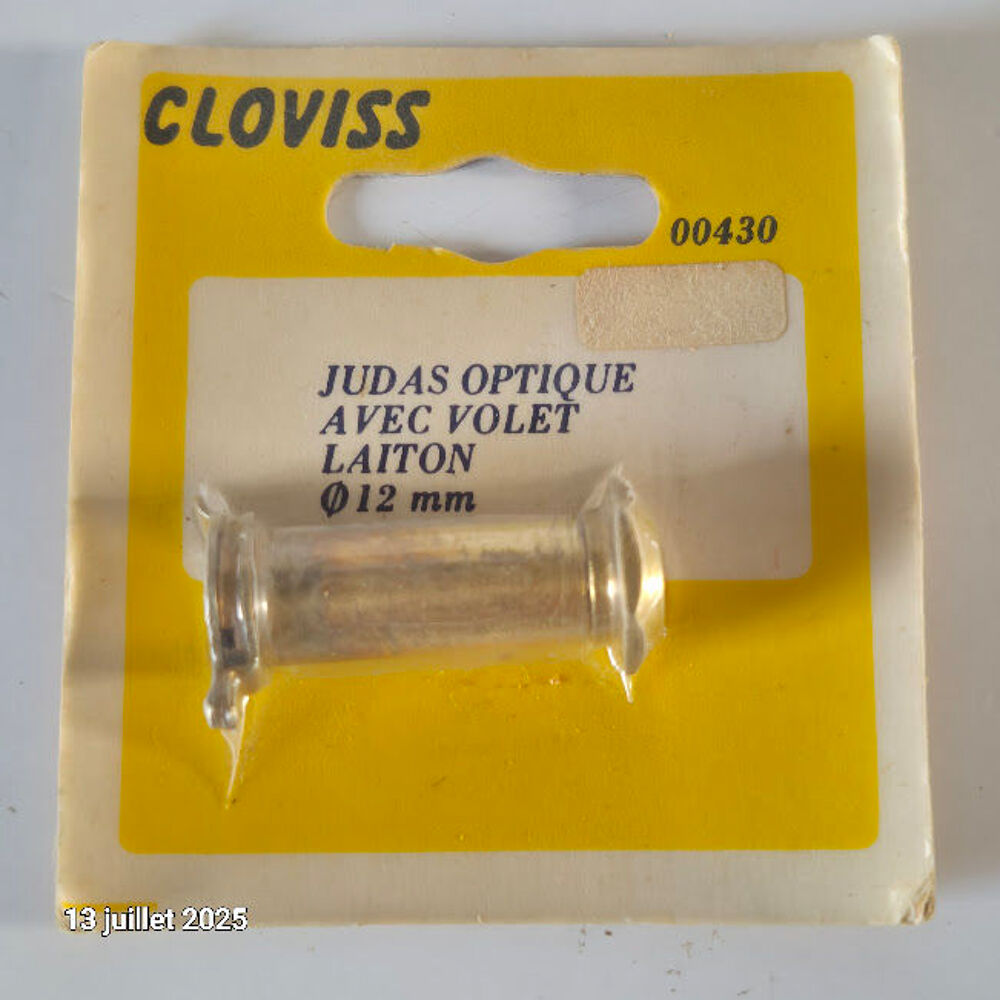 Judas optique grand serrage 32 - 50 mm en laiton avec volet Bricolage
