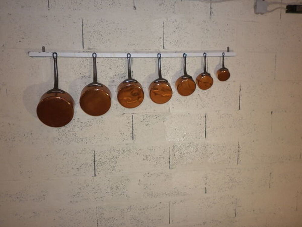 Casseroles en cuivre anciennes Cuisine