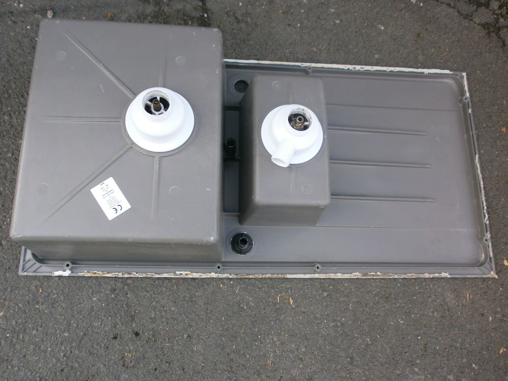 Evier en r&eacute;sine 2 bacs Bricolage