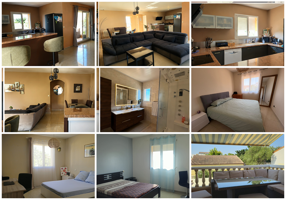 Vente Villa VILLA 200m² - 2 APPARTEMENTS INDÉPENDANTS - PISCINE 9x4m Caves