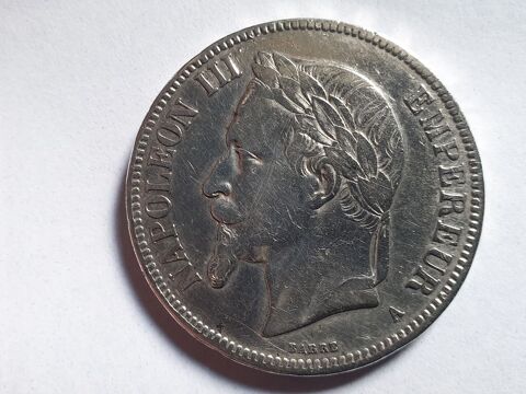 Pi�ce 5 Francs 1870 A Napol�on III  55 Bordeaux (33)
