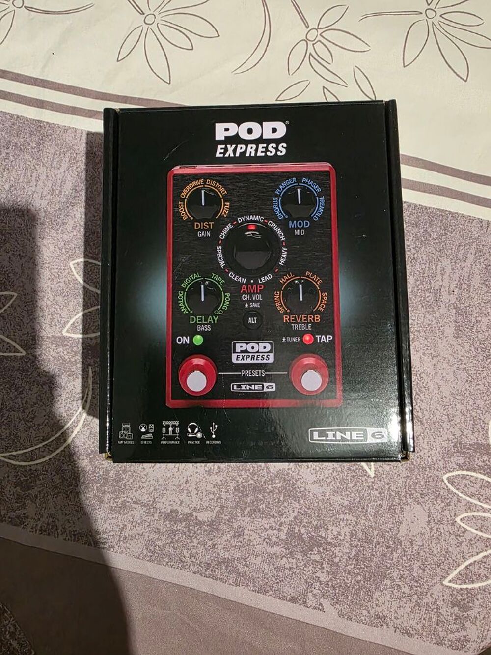 P&eacute;dalier Line 6 Pod Express Instruments de musique