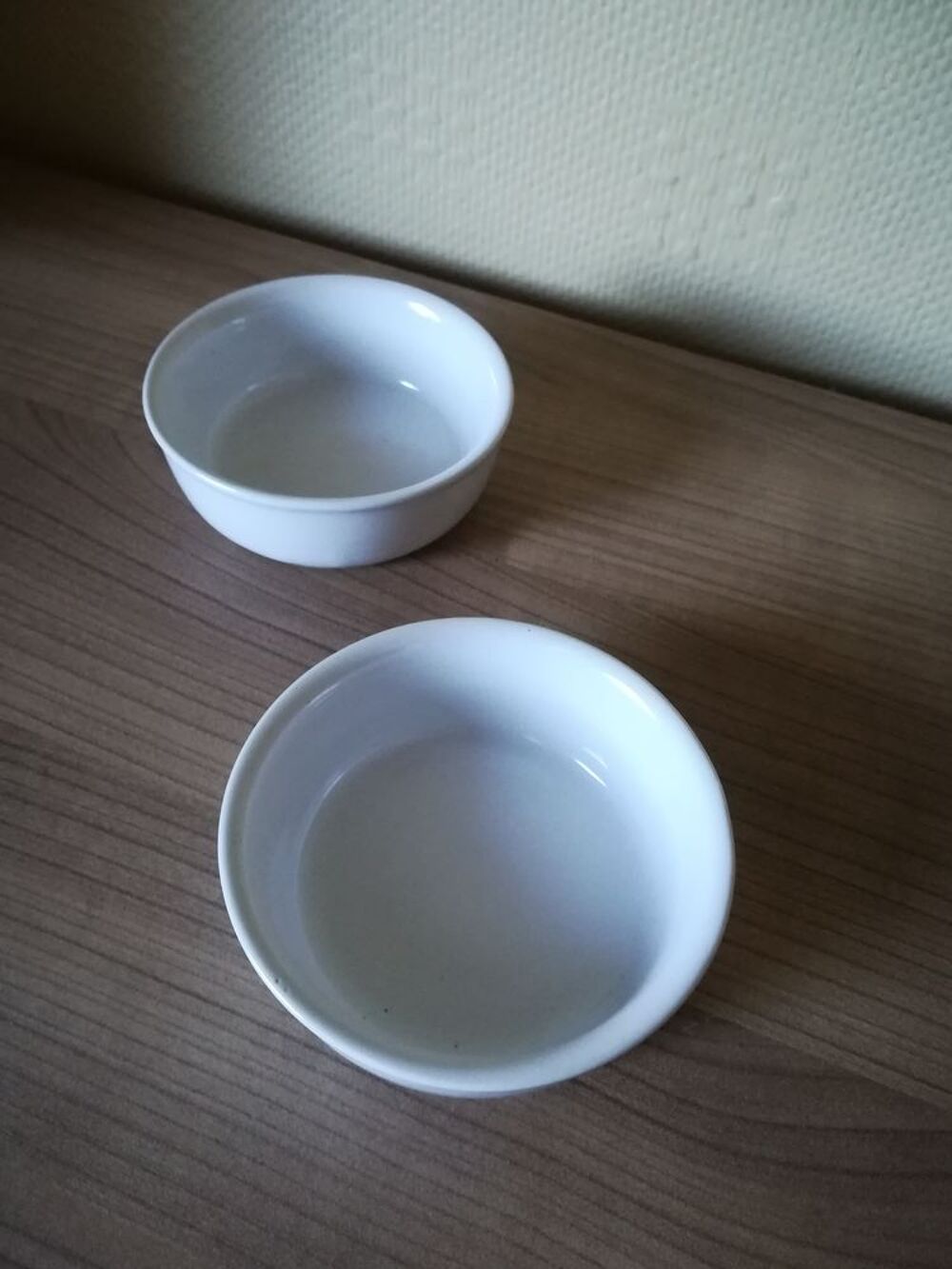 2 COUPELLES RAMEQUINS / coloris blanc 
Cuisine