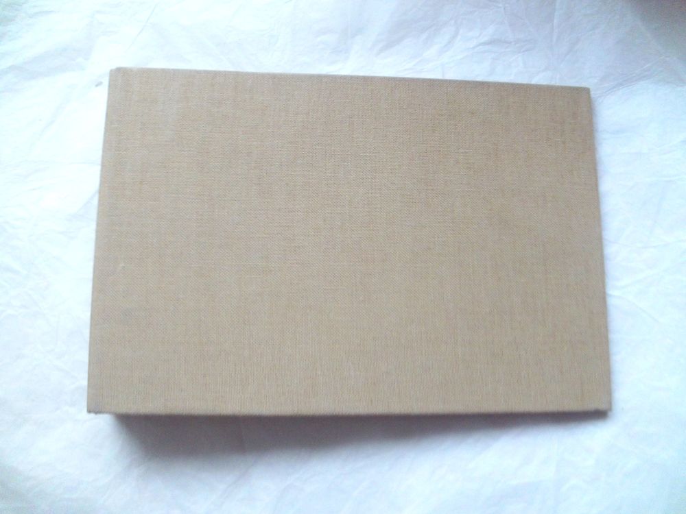 Rare, classeur photo vintage couverture tissu (100 photos) 