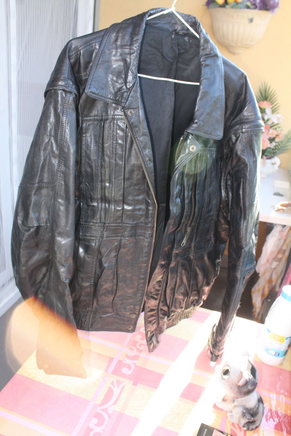 Blouson de cuir Vêtements