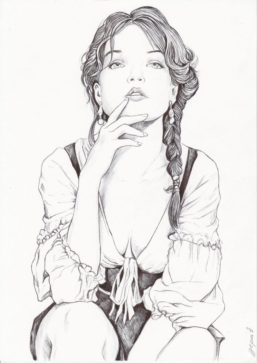 dessin au crayon Décoration