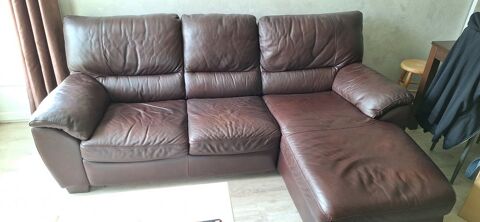 Canap� en cuir Natuzzi 3 places 490 Marseille 10 (13)
