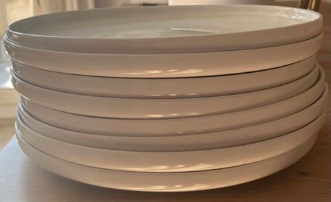 Lot assiettes blanches porcelaine - CASA 60 Eybens (38)